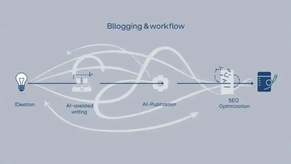 ai blogging workflow process
