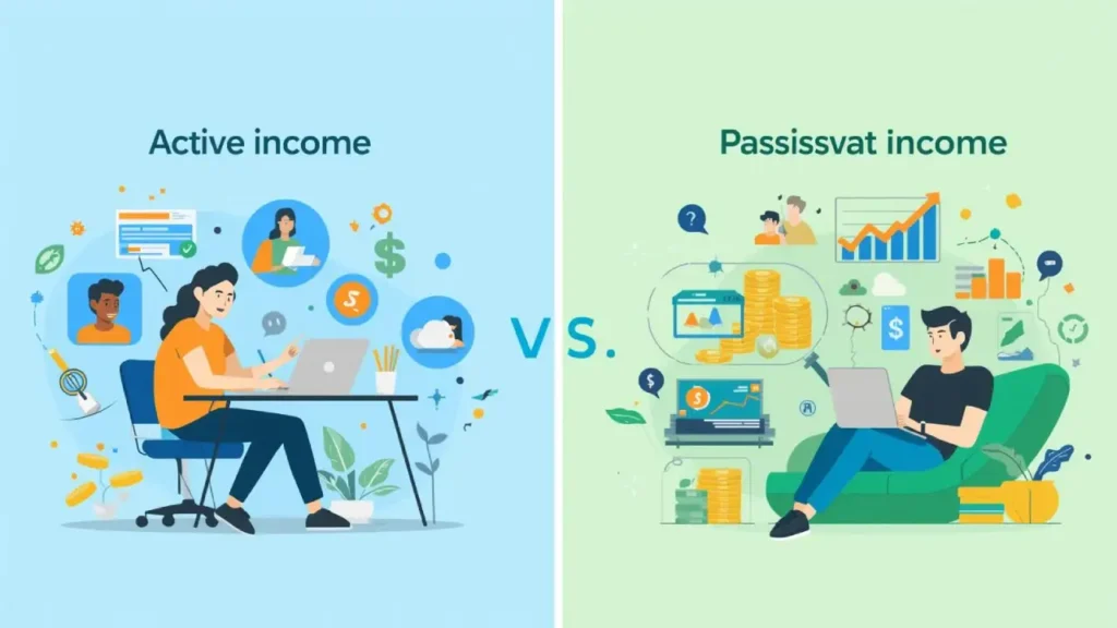 passive income online illustration