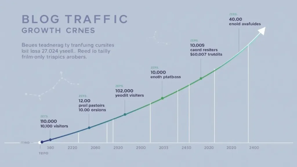 blog traffic growth roadmap 0 to 10000 visitors