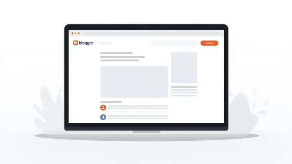 blogger blogging platform interface