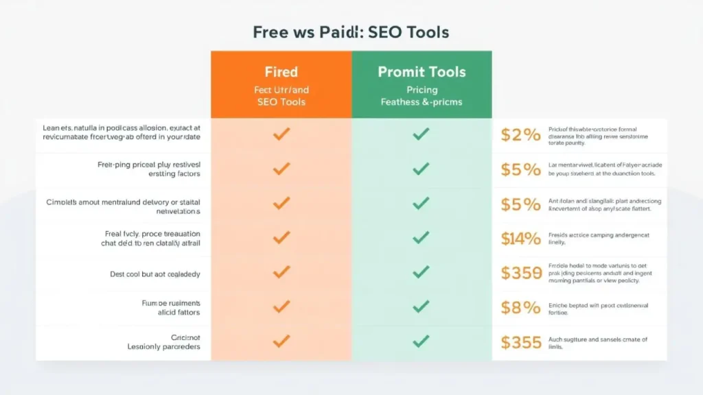 free vs paid SEO tools comparison for bloggers
