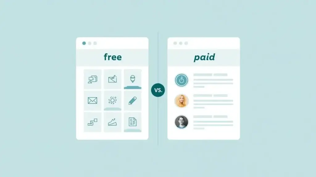 free vs paid email marketing tools comparison