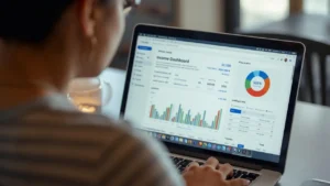 first blogging income dashboard for beginners