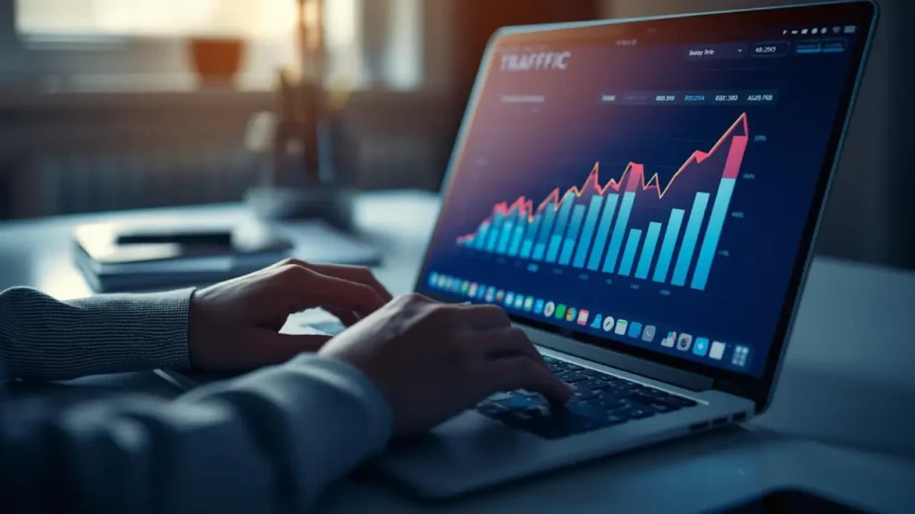 how to grow blog traffic analytics dashboard