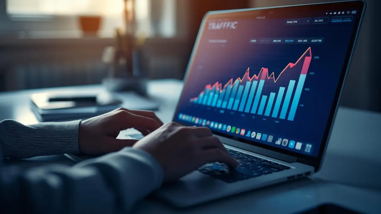 how to grow blog traffic analytics dashboard