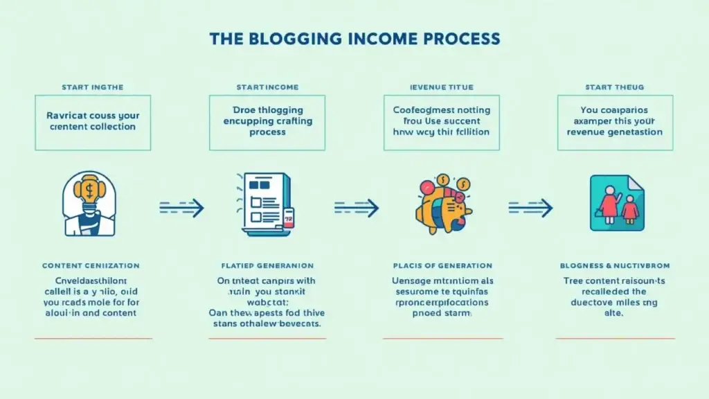 blogging monetization process
