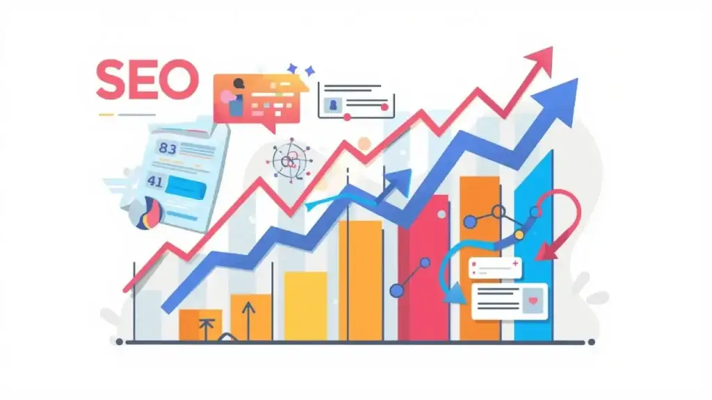 seo strategy for bloggers growth concept