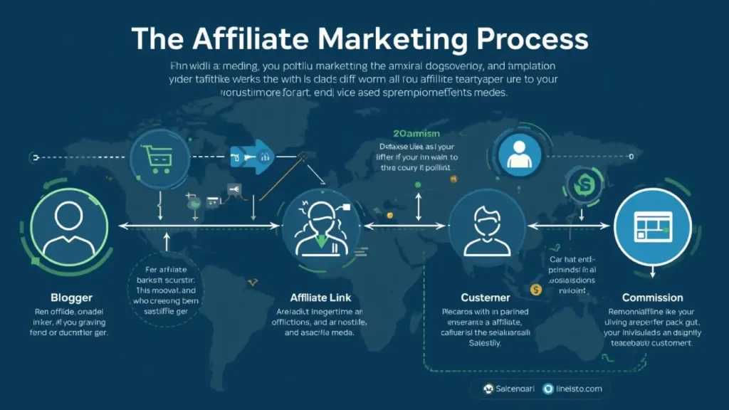 affiliate marketing process for bloggers