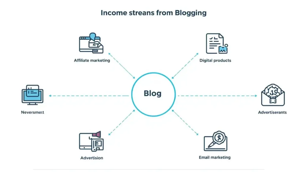 Multiple income streams diagram